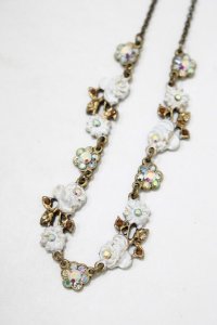 Michal Negrin / フラワーストーンネックレス   H-25-07-18-075-LO-AC-KB-ZH