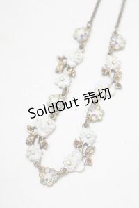Michal Negrin / フラワーストーンネックレス   H-25-07-18-075-LO-AC-KB-ZH