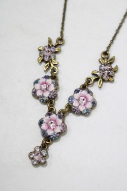 画像1: Michal Negrin / フラワーストーンネックレス   H-25-07-18-076-LO-AC-KB-ZH
