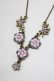 画像1: Michal Negrin / フラワーストーンネックレス   H-25-07-18-076-LO-AC-KB-ZH (1)