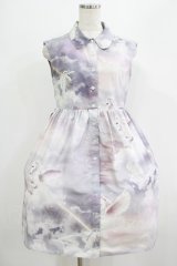 MILK / fantasticシャツワンピース  スモーキーSKY H-25-07-18-002-ML-OP-KB-ZH