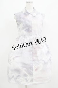 MILK / fantasticシャツワンピース  スモーキーSKY H-25-07-18-002-ML-OP-KB-ZH