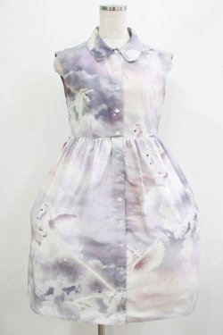 画像1: MILK / fantasticシャツワンピース  スモーキーSKY H-25-07-18-002-ML-OP-KB-ZH