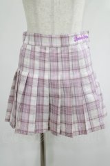 TRAVAS TOKYO / Check pleated skirt  ラベンダーピンク H-25-07-18-020-PU-SK-KB-ZH