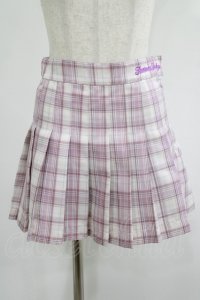 TRAVAS TOKYO / Check pleated skirt  ラベンダーピンク H-25-07-18-020-PU-SK-KB-ZH