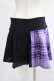 画像3: KILL STAR / CATTLE PLEATED SKIRT M ブラック/ライラックタータン H-25-07-18-023-SL-SK-KB-ZH (3)