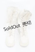 Ank Rouge / スピンドルロングブーツ L/24.0cm アイボリー H-25-07-19-001-CA-SH-NS-ZH