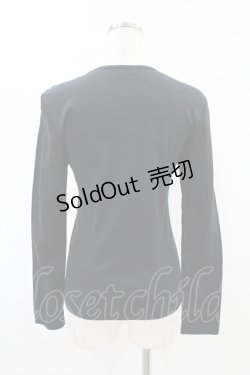 画像2: INGEBORG / ロングスリーブTシャツ 11号 ブラック H-25-07-19-043-LO-TS-NS-ZH