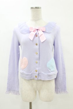 画像1: Angelic Pretty / Milkyカットカーディガン Free ラベンダー H-25-07-19-054-AP-TO-NS-ZH