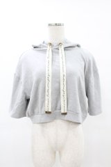 Fi.n.t / ロゴリボンフード付きTシャツ Free GRAY H-25-07-19-060-CA-TO-NS-ZH
