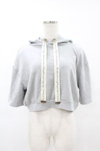 Fi.n.t / ロゴリボンフード付きTシャツ Free GRAY H-25-07-19-060-CA-TO-NS-ZH