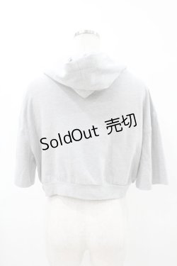 画像2: Fi.n.t / ロゴリボンフード付きTシャツ Free GRAY H-25-07-19-060-CA-TO-NS-ZH