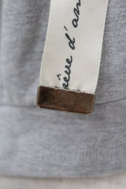 画像3: Fi.n.t / ロゴリボンフード付きTシャツ Free GRAY H-25-07-19-060-CA-TO-NS-ZH