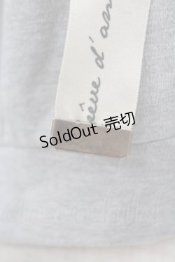 画像3: Fi.n.t / ロゴリボンフード付きTシャツ Free GRAY H-25-07-19-060-CA-TO-NS-ZH
