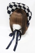 ALICE and the PIRATES / 双子の道化人形ボンネット  ネイビー H-25-07-19-006-PA-AC-NS-ZH