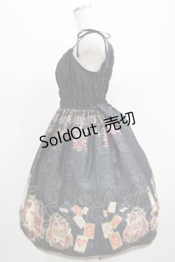 画像2: Enchantlic Enchantilly / Queen Cat〜トランプの国〜ジャンパースカート Free ブラック H-25-07-19-1003-LO-OP-NS-ZH
