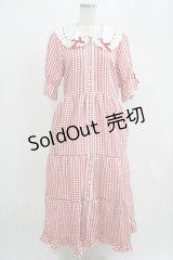 DearMyLove / 選べる丈ティアードワンピース 3L レッド H-25-07-19-1026-EL-OP-NS-ZH