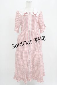 DearMyLove / 選べる丈ティアードワンピース 3L レッド H-25-07-19-1026-EL-OP-NS-ZH