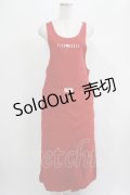 PINK HOUSE / デニムジャンパースカート Free レッド H-25-07-19-1027-LO-OP-NS-ZH