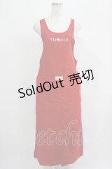 PINK HOUSE / デニムジャンパースカート Free レッド H-25-07-19-1027-LO-OP-NS-ZH