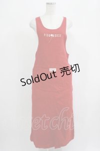 PINK HOUSE / デニムジャンパースカート Free レッド H-25-07-19-1027-LO-OP-NS-ZH