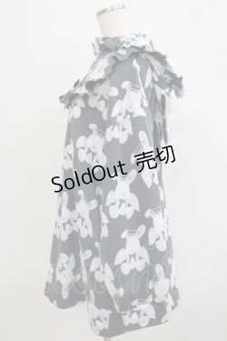 画像2: DearMyLove / 天使うさぎ裏毛ワンピース M~L ブラック H-25-07-19-1028-EL-OP-NS-ZH