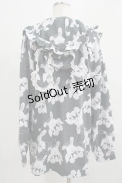画像3: DearMyLove / 天使うさぎ裏毛ワンピース M~L ブラック H-25-07-19-1028-EL-OP-NS-ZH