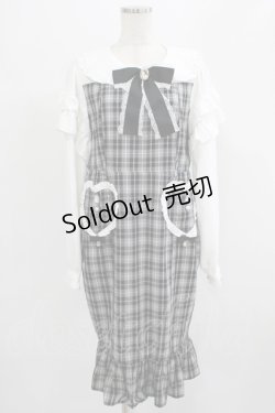 画像1: DearMyLove / デザイナー/マーメイドワンピース 3L ブラック H-25-07-19-1029-EL-OP-NS-ZH