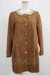 Franche Lippee / ノーカラーコート M キャメル H-25-07-19-1031-LO-CO-NS-ZH