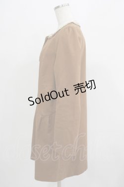 画像2: Franche Lippee / ノーカラーコート M キャメル H-25-07-19-1031-LO-CO-NS-ZH