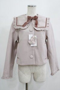 m petit by misako / セーラーショートコート S ピンク H-25-07-19-1032-LO-CO-NS-ZT-C066