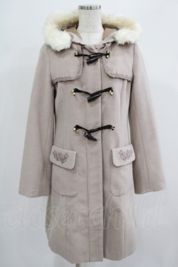 画像1: axes femme / トグル釦付きダッフルコート M ベージュ H-25-07-19-1033-AX-CO-NS-ZH