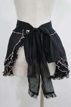 画像3: Hoshibako Works / スイートドリーム 刺繍エプロン Free ブラック/ピンク H-25-07-19-1035-LO-SK-NS-ZH