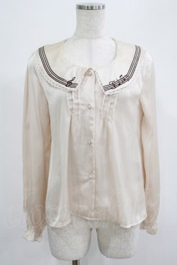画像1: Fi.n.t / 音符刺繍ブラウス Free IVORY H-25-07-19-1043-CA-BL-NS-ZH
