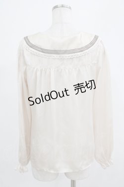 画像3: Fi.n.t / 音符刺繍ブラウス Free IVORY H-25-07-19-1043-CA-BL-NS-ZH