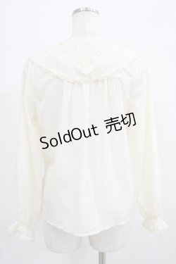 画像3: F&A / タックブラウス Free IVORY H-25-07-19-1045-LO-BL-NS-ZH