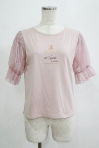 m petit by misako / NINA'Sコラボプルオーバー S ピンク H-25-07-19-1053-LO-TO-NS-ZH