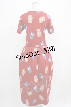 画像3: PINK HOUSE / キューピー柄カットワンピース Free レッド H-25-07-19-1006-LO-OP-NS-ZH