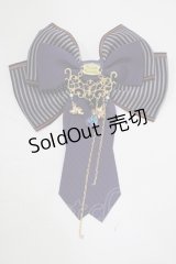 Enchantlic Enchantilly / ストライプリボンブローチ  パープル H-25-07-19-1064-LO-ZA-NS-ZH