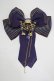 画像1: Enchantlic Enchantilly / ストライプリボンブローチ  パープル H-25-07-19-1064-LO-ZA-NS-ZH (1)