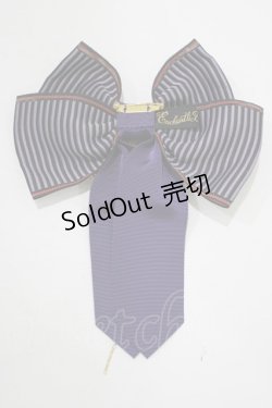 画像2: Enchantlic Enchantilly / ストライプリボンブローチ  パープル H-25-07-19-1064-LO-ZA-NS-ZH