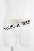 axes femme POETIQUE / ハートローズゴムベルト  生成り H-25-07-19-1067-AX-ZA-NS-ZH