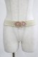 画像1: axes femme POETIQUE / ハートローズゴムベルト  生成り H-25-07-19-1067-AX-ZA-NS-ZH (1)