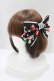 画像1: Angelic Pretty / 摘みたていちごSpecialジャンパースカートSetのバレッタ  ブラック H-25-07-19-1073-AP-AC-NS-ZH (1)