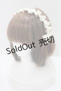 m petit by misako / ギャザーリボンカチューシャ  生成り H-25-07-19-1074-LO-AC-NS-ZH