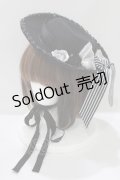 ALICE and the PIRATES / クリスタ・ドレスハット  ブラック H-25-07-19-1079-PA-AC-NS-ZH