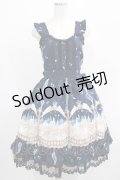 axes femme POETIQUE / スイートスワンワンピース M ネイビー H-25-07-19-1008-AX-OP-NS-ZH