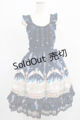 axes femme POETIQUE / スイートスワンワンピース M ネイビー H-25-07-19-1008-AX-OP-NS-ZH