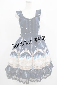 axes femme POETIQUE / スイートスワンワンピース M ネイビー H-25-07-19-1008-AX-OP-NS-ZH