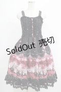 axes femme POETIQUE / スウィートハロウィンジャンパースカート M ブラック H-25-07-19-1009-AX-OP-NS-ZH